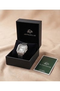 J.G. Polo Club Unisex Kol Saati Kare Kasa Çelik Quartz Mineral Cam 5 ATM Su Geçirmez 34 mm