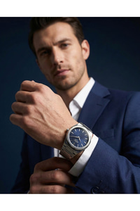 J.G.Polo Club Erkek Kol Saati 39 mm Çelik Kordon Lacivert Kadran İnce Tasarım 5 ATM