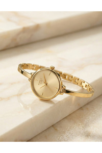 J.G. Polo Club Kadın Kelepçe Kol Saati Gold Quartz Mineral Cam 5 ATM Zarif 26 mm