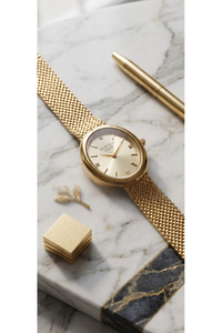 JG Polo Club 26 mm Kadın Kol Saati Gold Renkli Hasır Kordon Minimal Zarif Klasik Quartz Saat 5 ATM