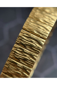 Kadın Kol Saati 23 mm Yeşil Kadran Gold Çelik Kordon Oval Kasa Şık