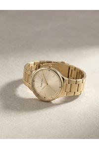 Kadın Kol Saati Gold Çelik 31-34 mm Quartz Kristal Cam