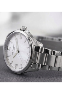 London Kadın Kol Saati 36 mm Gümüş Çelik Kordon Kadran Quartz