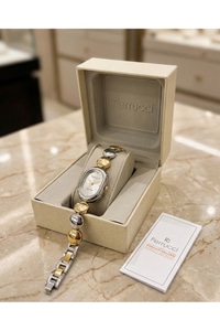 Milano Kadın Kol Saati 20 mm Gold Gümüş Renk Çelik Kordon Takı Saat Şık Tasarım