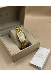 Milano Kadın Kol Saati Gold Çelik Oval Kasa Quartz 26-30 mm