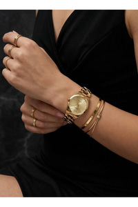 Milano Kadın Kol Saati Gold Renk Zincir Bileklik Tasarım Quartz Saat 31-34 mm