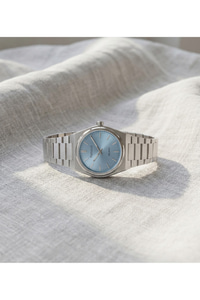Milano Minimal Kadın Kol Saati 26 mm Çelik Kordon Mavi Kadran Quartz Saat