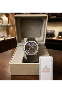 Otomatik Erkek Kol Saati 44 mm Çelik Kordon Skeleton Mekanizma Şeffaf Arka Kapak