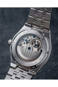 Otomatik Erkek Kol Saati 44 mm Çelik Kordon Skeleton Mekanizma Şeffaf Arka Kapak