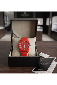 San Diego 39mm Unisex Kırmızı Silikon Kordon Spor Saat – Neon Kırmızı Casual Tasarım Günlük Kol Saati