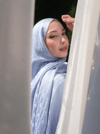 Bebe Mavi Nova Desen Jakar Şal