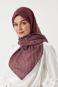 Bordo - Paris Pamuk Eşarp