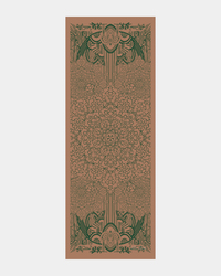 Bronz Şafak & Orman Yeşili Harem Rüyası Desen Şal