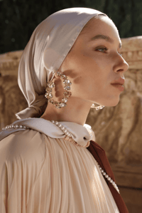 Diamond Aura Şal - Krem
