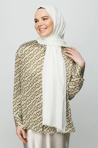 Ekru Bambu Şal