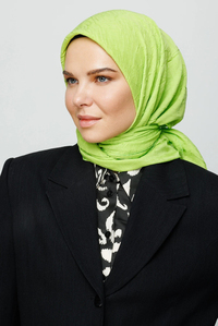 Fıstık Yeşili Bambu Eşarp