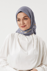Gri - Morocco Soft Eşarp