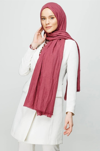 Gül Kurusu Bambu Şal