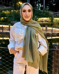 Haki Imannoor Aura Desen Pamuk Jakar Şal