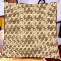 İthal Cappucino F Desen Twill İpek Eşarp