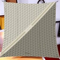 İthal Gold & Füme D Desen Twill İpek Eşarp