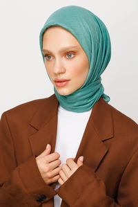Mint Yeşili Bambu Eşarp