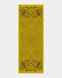 Saf Sarı & Buhur Kahvesi Harem Rüyası Desen Şal