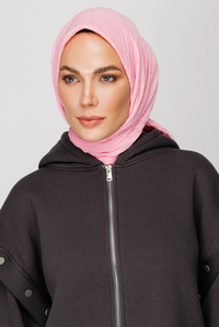 Şeker Pembe Bambu Eşarp