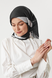 Siyah - Classic Soft Eşarp
