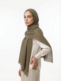 Soft Yeşil Müslin Şal