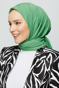 Su Yeşili Bambu Eşarp