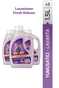 3'lü Çamaşır Yumuşatıcı 1.5 Litre Lavanta