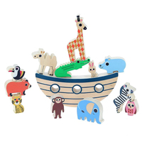 Vilac - Animals' Ark equilibrist game - Hayvanların Gemisi Denge Oyunu - Ingela P.Arrhenius Ahşap Oyuncaklar