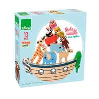 Vilac - Animals' Ark equilibrist game - Hayvanların Gemisi Denge Oyunu - Ingela P.Arrhenius Ahşap Oyuncaklar