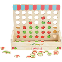 Vilac - Four Apples in a Row - Sıralı 4 Elma Oyunu Ahşap Oyuncaklar