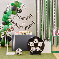 Ginger Ray - Bunting Football Birthday Customisable - Happy Birthday Futbol Asılan Süs Asılan Süsler
