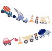 Meri Meri - Construction Garland - İnşaat Asılan Süs Asılan Süsler