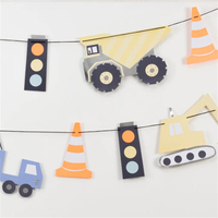 Meri Meri - Construction Garland - İnşaat Asılan Süs Asılan Süsler