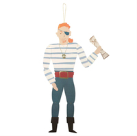 Meri Meri Giant Pirate Decorations - Dev Korsan Dekorlar - 3lü Asılan Süsler