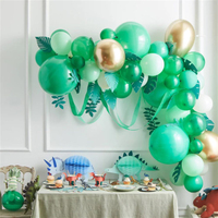 Meri Meri - Leafy Green Balloon Arch Kit - Yapraklı Yeşil Balon Kiti - 44 balon Balonlar