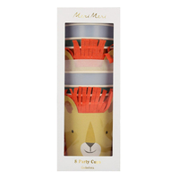 Meri Meri - Animal Parade Character Cups - Hayvan Geçit Töreni Bardaklar - 8'li Bardaklar