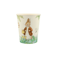 Meri Meri - Peter Rabbit In The Garden Cups - Peter Rabbit Bahçede Bardaklar - 8'li Bardaklar