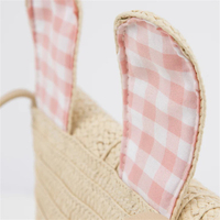 Meri Meri - Raffia Bunny Backpack - Rafya Tavşan Sırt Çantası Çanta & Cüzdanlar