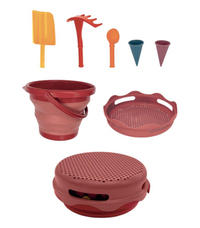 compacToyscompacToys - 7in1 Plaj Kovası Seti - Kırmızı99200201