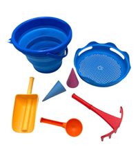 compacToyscompacToys - 7in1 Plaj Kovası Seti - Mavi99100201