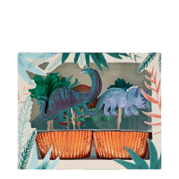 Dinozor Cupcake Kit (24'lü) Cupcake Kalıpları