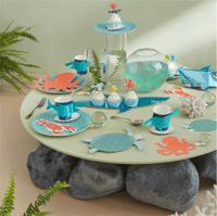 Meri Meri - Octopus & Shark Cupcake Kit - Ahtapot & Köpekbalığı Cupcake Kit - 24'lü Cupcake Setleri