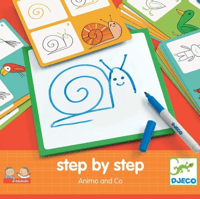 DjecoDjeco Adım Adım Çizim Oyunu - Animals And CoDJ08319