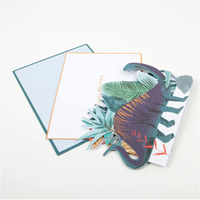 Meri Meri - Dinosaur Concertina Card - Dinozor Tebrik Kartı Doğum Günü