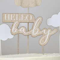 Ginger RayAhşap Pasta Süsü - Hello BabyHBA-104